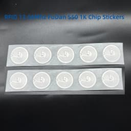 20pcs RFID S50 Smart Tag 14443A Classic 1K EV1 S50 Wet Inlay Sticker F08 1024 Bytes Lable RFID Tags IC M1 TAG