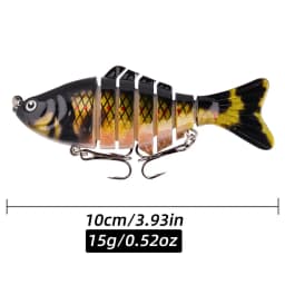 1 PCS Wobblers Fishing Lures Artificial Multi Jointed Sections Artificial Hard Bait Trolling Pike Carp Fishing Tools