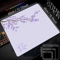 Japan Cherry Blossom 22X18 40X45 Game Small Mousepad Computer Sakura Desk Mat Table Keyboard Pad Laptop Cushion Non-slip Deskpad
