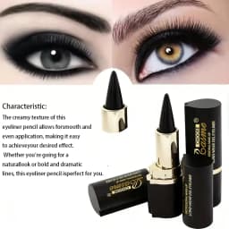 Creamy Texture Eyeliner, 1 Count /2 Counts Easy Coloring Sweat Proof High Pier Pencil, Daily Makeup Accessories for Women and Gi
