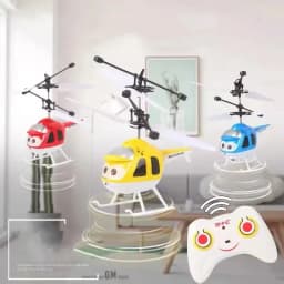 Mini Remote Control Aircraft Electric Flying Toys Flying Airplane Infrared Hand Induction Helicopter Kids Toy
