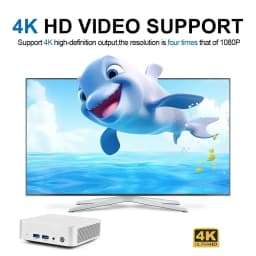 SZBOX W6 Mini PC Intel Pentium N3700 / N3710 / N3160 8GB SO-DIMM RAM Low Power Office Desktop PC, M.2+SATA Max 2TB