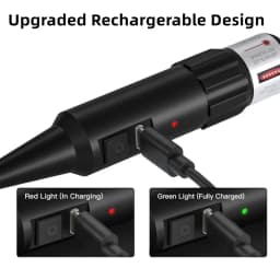 32 Adapters Rechargeable Universal Red Green Laser Bore Sight Kit .177 .22 to 12GA Laser Collimator Boresighter