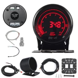 HA Accessories 2Inch 52mm Digital Auto Gauge Meter 10Color Oil Pressure Turbo Boost EGT Exhaust Temp Tachometer Water Oil Temp