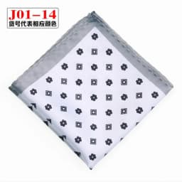 Men Pocket Square Print Real Satin Small Square Scarf Gentleman Business Suit Shirt Chest Scarf Handkerchief 24*24cm
