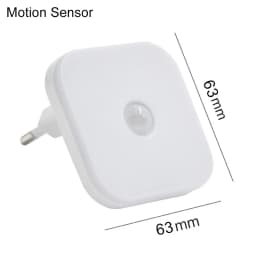 Night Light Motion Sensor With LED Light EU Plug Lamps Children'S Night Light Wireless Night Lamp For Bedside Table Bedroom