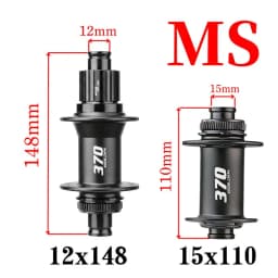 Boost Cube 32 Holes Ratchet 36T Rear 12x148 Front 15x110 Hub Center Lock 12-Speed Micro Spline XD Sealed Bearing for Mtb Bike