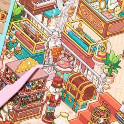 3D Miniature Scene Sticker Scrapbook Creative City Landscape Scene Collection Sticker Pack Trendy Stress Relief DIY Paste Decals