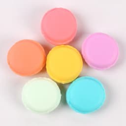 6Pcs Macaron Jewelry Box 6 Color Mini Rings Earrings Storage Box Travel Cosmetic Organizer Case Pill Container
