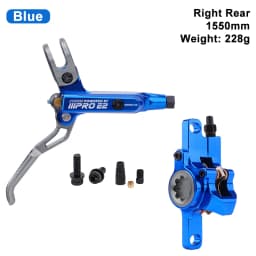 Bicycle Hydraulic Disc Brake 2 Piston MTB Brake Caliper IIIPRO E2 Mountain Bike Brake Oil Pressure 800/1550mm Front Rear Brake