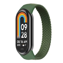 Braided bands for Mi Band 11/10/9/8/7/6/5/4Strap accessories Elastic Nylon Replacement belt bracelet correa for Xiaomi Miband 8