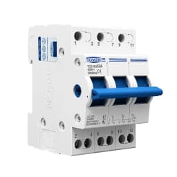 1P 2P 3P 4P 63A TOMZN MTS Dual Power Manual Transfer Isolating Switch Interlock Circuit Breaker