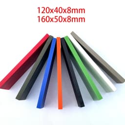 2pieces Composite G10 Knife Handle Material for DIY Handmade Knife Handle Making Material G10 Tool Patch Material 120x40x8mm