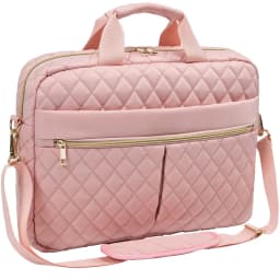 Nesitu A4 Black Pink Executive 14 15.6 inch Laptop Men Women Briefcase Portfolio Business Handbag Shoulder Messenger Bag M31113