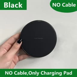 Fast Wireless Charger Pad Fast Wireless Charging Station For Samsung Galaxy S25 S24 S23 S22 Xiaomi iPhone 16 15 14 13 12 Pro Max