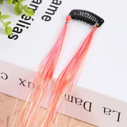 1 Pc Sparkle Shiny Hair Tinsel Hair Extensions Dazzles Women Hippie for Braiding Headdress Hair Braiding Tools Long 100cm