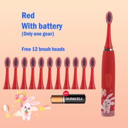 Children's Electric Toothbrush Cartoon Kids With Replacement Head Ultrasonic IPX7 Waterproof Rechargeable Sonic Toothbrush