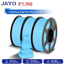 JAYO 3.3KG High Speed Matte  PLA=PLA Classic Filament 1.75mm 30mm/s - 600mm/s Print Range High Flow Speedy PLA Printer Filament