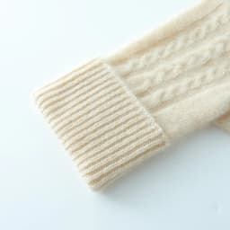 Winter High-Quality 100% Real Cashmere Touch Screen Gloves Women Soft Warm Stretch Knit Mittens Full Finger Guantes Female