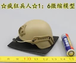 1/6 Scale Soldier Helmet Hat Gas Mask Special Forces Helmet Model 1/6 Tank Soldier Hat Machine Gunner Night Vision Apparatus