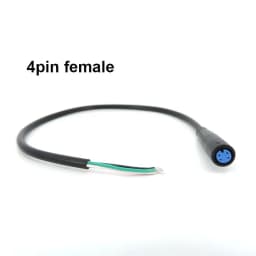 M6 2 3 4 5 6 Pin Julet Electric Butt Plug Connector Wiring Line Scooter Brake Cable Pluger Signal Sensor W28