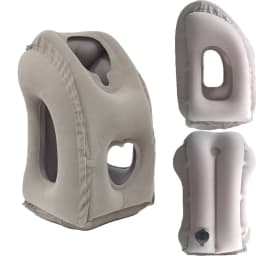 Portable Inflatable Travel Pillow Neck Support for Office Sleepouts Outdoor Camping F2 Naps Airplane Flights Train