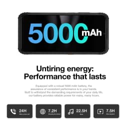 AGM H6 PRO Rugged Smartphone (6+6)12GB+128GB Android 16 Phone 6.56-Inch 5000mAh NFC 50MP Camera Cell Phone