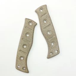 1pair Micarta Blade Handle Patch for BM Fixed Admas 375 Knife Folding With 5 Pairs Brass Screws Knife Patch Material DIY Parts