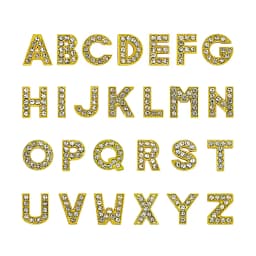 130pc/lot Hole 10mm Slide Letter DIY Slide Charm Alloy ENGLISH Alphabet Fit For 10MM Wristband Bracelet Jewelrys