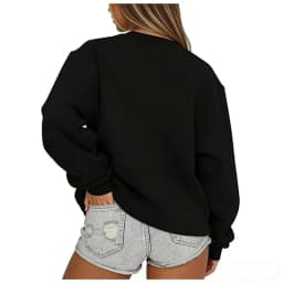 Spring Autumn Women's sweatshirt daily Casual Pullover Solid Color Sportswear comfort O-Neck Tops Loose long sleeve sweatshirt