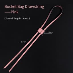 CRAZYSMITH Bag Straps Drawstring for LV Noe BB nano Mini Petit Bucket Bags Vachetta Leather Accessories Replacement Tension Cord