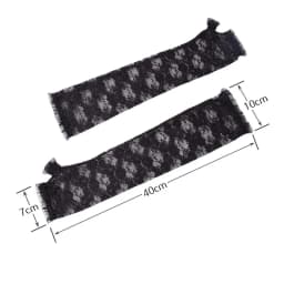 Half Finger Fingerless Sunscreen Lace Gloves Long Arm Cover Dress Up Performance Clothing Accessories Dark Cosplay Sexy Gloves
