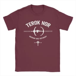 Men T-Shirt Star Treks Deep Space Nine Terok Nor Novelty 100% Cotton Tee Shirt Short Sleeve T Shirt O Neck Clothing Graphic