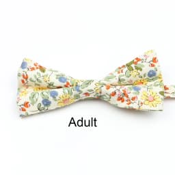 Cotton Floral Parent-Child Bowtie Set Bow Tie Necktie For Men Wedding Party Business Suits Gravata Pink Yellow Butterfly Cravats