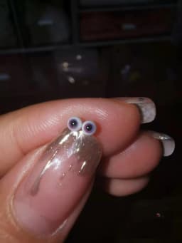 Thumb doll BJD mini doll eyes spherical joint doll accessories children's toys 3mm 4mm eyes