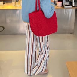 Linad Vintage Loose Stripe Drawstring Trousers Street Chic Long Pants For Woman 2026 Casual Print Wide Leg Pants With Pockets
