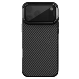 For iPhone 17 Pro Max / 17 Pro case CarboProp Fiber Magnetic Adapt Translucent Black Camera Cover Lens Back Cover Protection