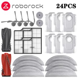 Roborock Saros 10 / S9 MaxV Ultra Robot Vacuum Spare Parts Main Side Brushes Mop Cloths HEPA Filters Dust Bags Accessories