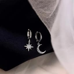 Ventfille 925 Sterling Silver Star Earring for Women Girl Simple Tassels Chain Fashion Office Jewelry Gift Dropshipping