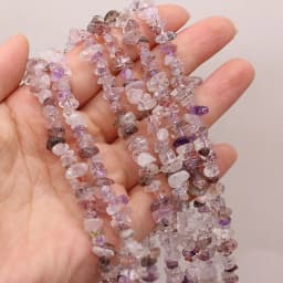 19 Kinds Natural Semi-precious Stone Unshaped Stone Aquamarine 3x5-4x6mm For DIY Necklace Earrings Accessories Gift Length 40cm
