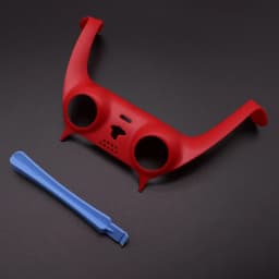 For PS5 V1 V2 V3 Gamepad Handle Shell Cover Camouflage/Clear Matte Controller Joystick Handle Decoration Strip With Pry Bar