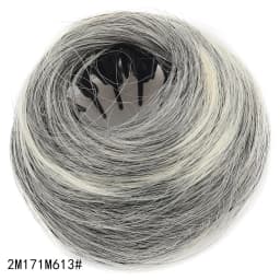 Adjustable Synthetic Bun Ponytail Wig For Women Magic Bird's Nest Shaped Hair Bun With Circle Elastic Clips Straight Donut Updo