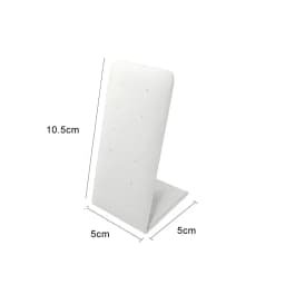 Custom Color Ear Studs Display Rack 12 Holes Earrings Holder Jewelry Organizer L Shaped Earring Display Stand 1pcs