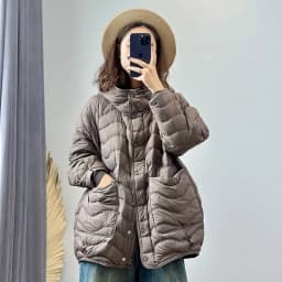 Schinteon Women 90% White Duck Down Jacket Casual Loose Over Size Autumn Winter Light Outwear with Hood Top Quality Coat 2026