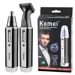 Kemei 4 in 1 trimmer for men Electric Nose and ear trimmer Rechargeable Trimmer For Hair Beard Nose And Ear Cleaner Grooming Set