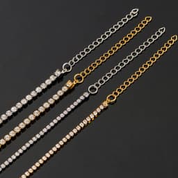 CZ Necklace Iced Out Bling Chain 2mm/3mm Sexy Choker Stainless Steel For Women Jewelry Accessories