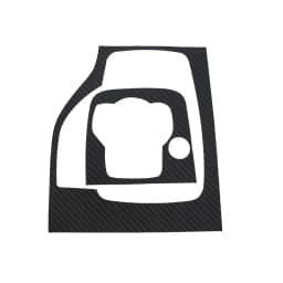Carbon Fiber Car Gear Head Shift Knob Panel Cover Trim Sticker for Mazda 3 Axela 2014 2015 2016 2017 2018 2019 Accessories