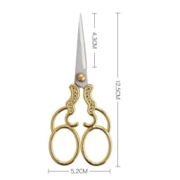 Professional Stainless Steel Sewing Scissors Vintage Embroidery Scissors Craft Tailor Scissor Styling Thread Scissor Yarn Shears