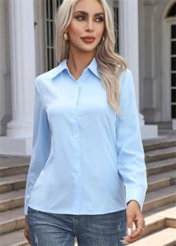 New Spring Summer Women Elegant Shirts & Blouses Retro Leisure Cardigan Long Sleeves Tops Office Loose Fashion Female Clothing
