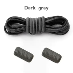 1Pair Round Elastic Laces No Tie Shoelaces Metal Capsule Buckle Shoelace Without Ties Sneakers Basketball Laces Shoe Accessories